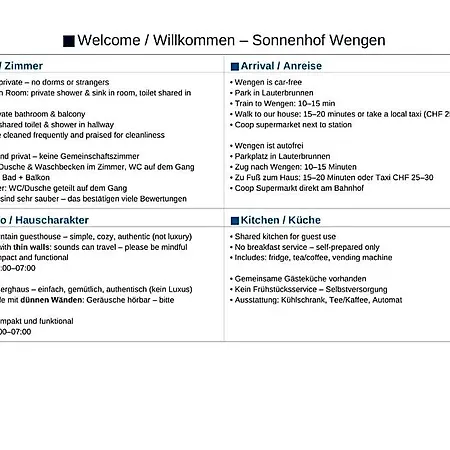 Hotell Sonnenhof - Wengens Original Kurhaus